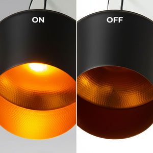 Lámpara colgante nórdica de metal "Trippel" (9)