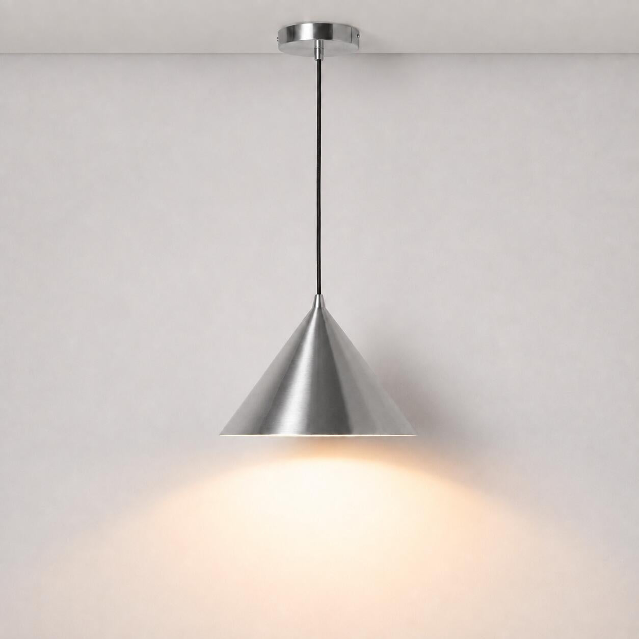 Lámpara colgante de metal "CUSPIDE" - E27 - Ø30cm