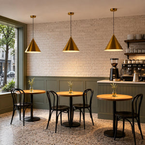 Lámpara colgante de metal "CUSPIDE XL" - E27 - Ø46cm (12)
