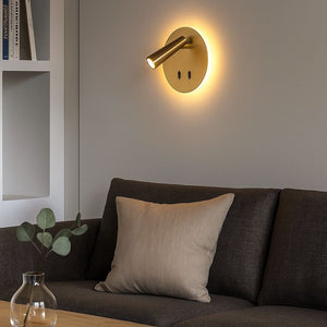 Aplique de pared "FELAM" - 3W + 6W - 2700K - CRI 85 - Barcelona Led-Decoración