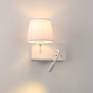 Aplique de pared para lectura "TARAN" - Con foco LED orientable y puerto USB - E27 + 3W - Barcelona Led-Decoración