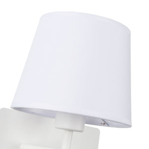 Aplique de pared para lectura "TARAN" - Con foco LED orientable y puerto USB - E27 + 3W (7)