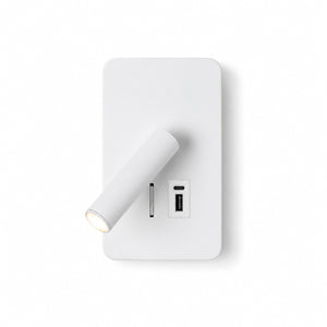 Aplique de pared "ALIX" - 3W - 2600K - USB+USB-C - Instalación superficie (15)