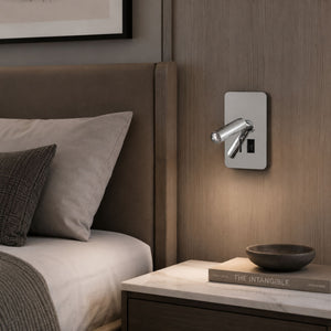 Aplique de pared "ALIX" - 3W - 2600K - USB+USB-C - Instalación superficie (9)
