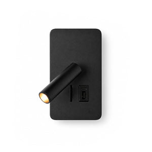 Aplique de pared "ALIX" - 3W - 2600K - USB+USB-C - Instalación superficie (25)