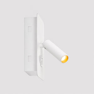 Aplique de pared "NORU" - 3W - 2600K - USB+USB-C - Empotrable (2)