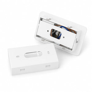 Aplique de pared "NORU" - 3W - 2600K - USB+USB-C - Empotrable (7)