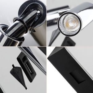 Aplique de pared "NORU" - 3W - 2600K - USB+USB-C - Empotrable | | Barcelona Led