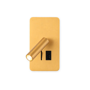 Aplique de pared "NORU" - 3W - 2600K - USB+USB-C - Empotrable (16)
