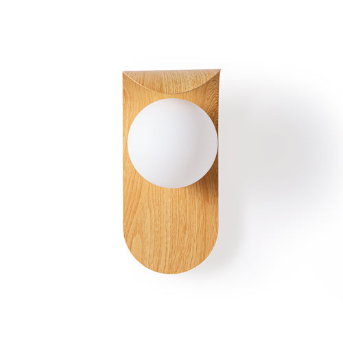 Wandleuchte „NARA“ – Holzoptik – G9