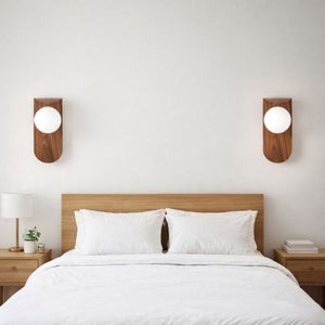 Aplique de pared "NARA" - Efecto madera - G9 (13)