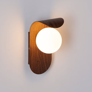 Aplique de pared "NARA" - Efecto madera - G9 (15)