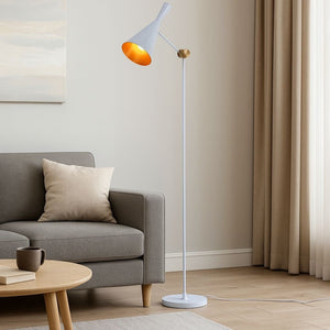 Lámpara de pie de diseño "Olivia" Negro - Barcelona Led-Decoración