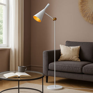Lámpara de pie de diseño "Olivia" Negro - Barcelona Led-Decoración