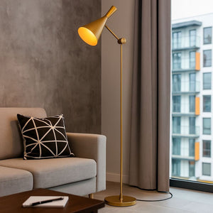 Lámpara de pie de diseño "Olivia" Negro - Barcelona Led-Decoración