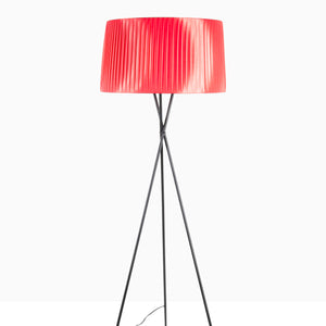 Lámpara de pie trípode "PRON" - Pantalla algodón - E27 (30)