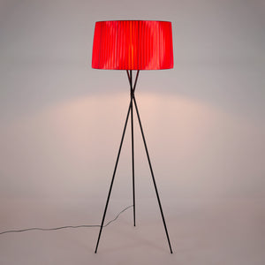 Lámpara de pie trípode "PRON" - Pantalla algodón - E27 (32)