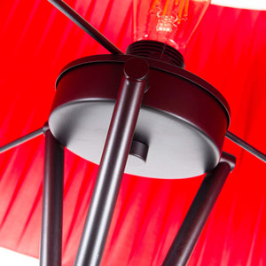 Lámpara de pie trípode "PRON" - Pantalla algodón - E27 (35)