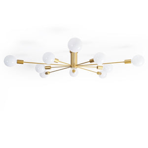 Lámpara de techo "ASTRA" - 10 luces - E27 - Barcelona Led-Decoración