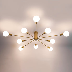 Lámpara de techo "ASTRA" - 10 luces - E27 (4)
