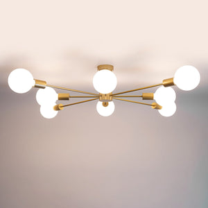 Lámpara de techo "ASTRA" - 8 luces - E27 - Barcelona Led-Decoración