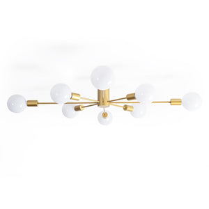 Lámpara de techo "ASTRA" - 8 luces - E27 - Barcelona Led-Decoración