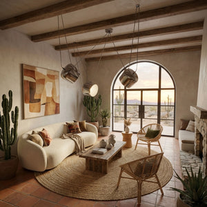 Lámpara colgante moderna triple "Blus" - E27 (28)