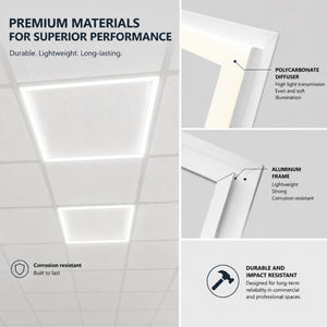 Marco luminoso LED LUX FRAME - 46W - 4000K - 60x60 cm - IP40 - 3600lm (5)