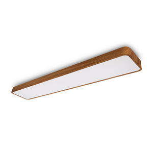 Plafón LED decorativo - Efecto madera - 36W - 4000K - 120cm - IP20 (1)
