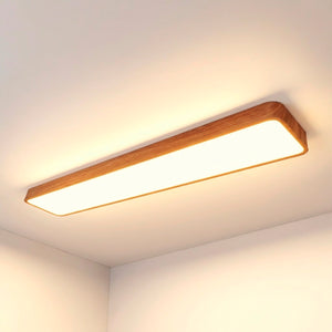 Plafón LED decorativo - Efecto madera - 36W - 4000K - 120cm - IP20 (2)