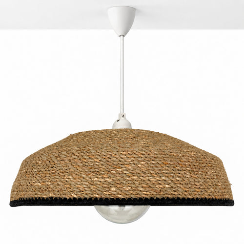 Suspension en jonc de mer « SOLINE » - Culot E27 - Ø40 cm