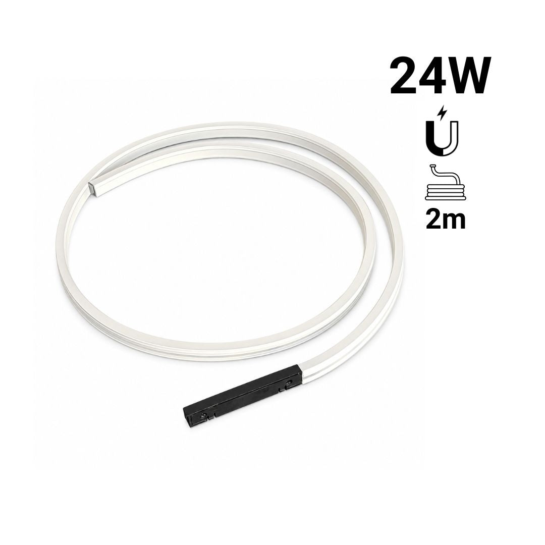Neon LED flexible para carril magnético - 5mm - 24W - 24V - 2 metros