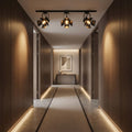 Adjustable spotlight for 3-phase track -