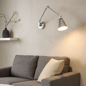 Aplique de pared vintage orientable "Tika" (36)