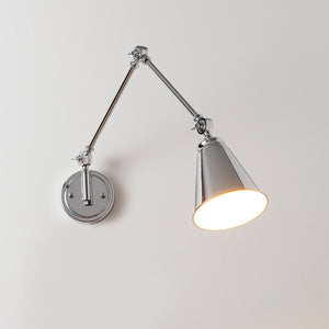 Aplique de pared vintage orientable "Tika" (37)