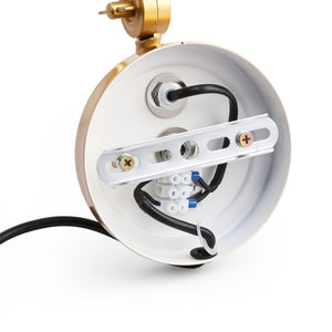 Aplique de pared vintage orientable con cable y enchufe "Tika" - Barcelona Led-Decoración