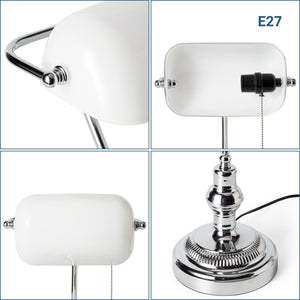 Lámpara de mesa vintage "BANQUERO" - E27 (58)