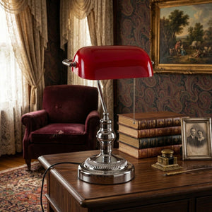 Lámpara de mesa vintage "BANQUERO" - E27 - Barcelona Led-Decoración