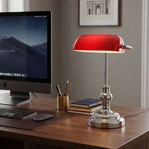 Lámpara de mesa vintage "BANQUERO" - E27 - Barcelona Led-Decoración