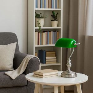 Lámpara de mesa vintage "BANQUERO" - E27 - Barcelona Led-Decoración
