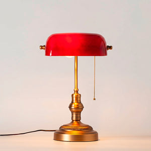 Lámpara de mesa vintage "BANQUERO" - E27 (113)