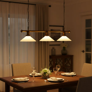 Lámpara colgante vintage "BANQUERO" - 3 x E27 - Barcelona Led-Decoración