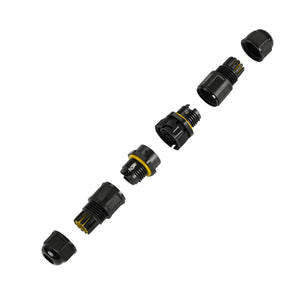 Conector impermeable - 3P - IP68 - 0.5-1.5mm² - 24A - T105 - Barcelona Led-Material eléctrico
