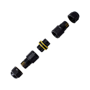 Conector impermeable - 2P - IP68 - 0.5-1.5mm² - 17,5A - T105 (1)