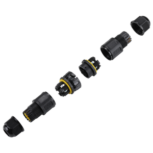 Conector impermeable - 6P - Macho y hembra - IP68 - 0,5-2,5mm² - 24A - T105 (2)