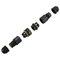 Waterproof connector - 6P - Male and female - IP68 - 0.5-2.5mm² - 24A - T105 3