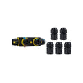 Conector impermeable en F - 3P - IP68 - 0,5-2,5mm² - 24A - T105 3