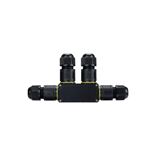 Conector impermeable en F - 3P - IP68 - 0,5-2,5mm² - 24A - T105