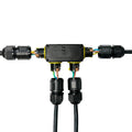 Conector impermeable en F - 3P - IP68 - 0,5-2,5mm² - 24A - T105 5