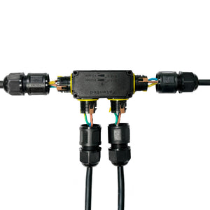 Conector impermeable en F - 3P - IP68 - 0,5-2,5mm² - 24A - T105 (4)